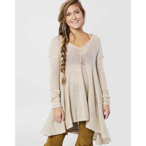 Free People Sweaters - NWT Free People Dancing In The Forest Tunic Sweater - Small
